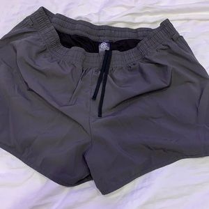 Grey Champion workout shorts